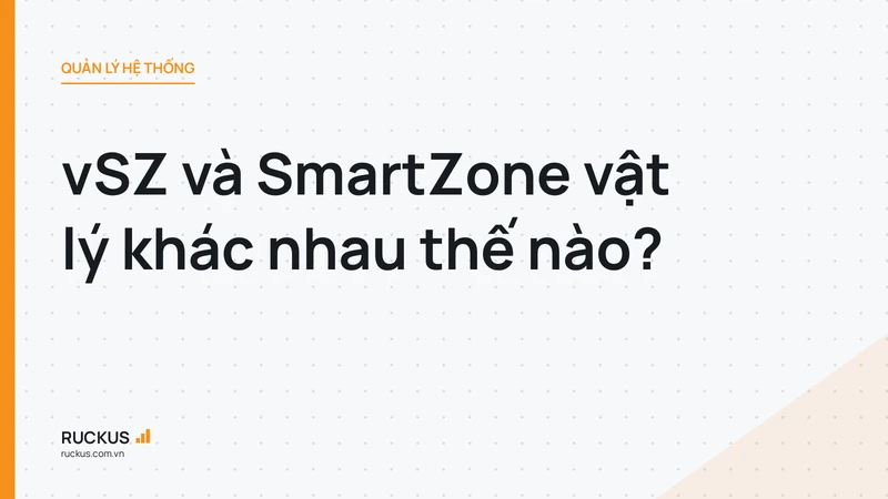 vSZ và SmartZone vật lý khác nhau thế nào?